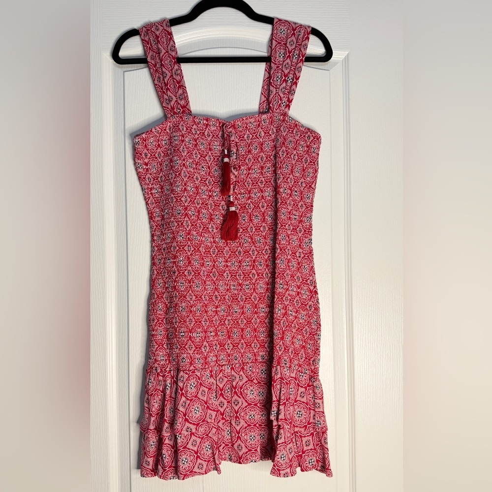 B.O.G. Collective Mini Dress Sleeveless Red New Size Medium